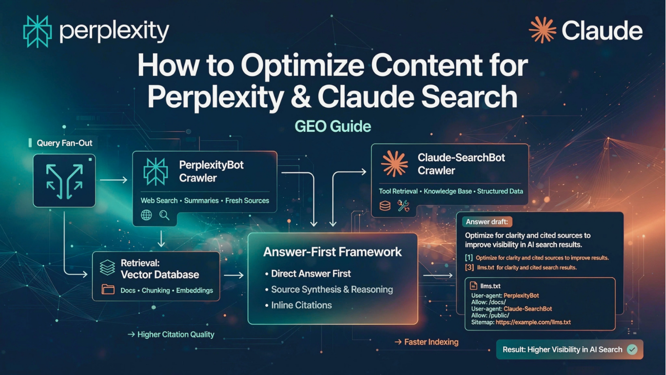 Optimize content for Perplexity and Claude